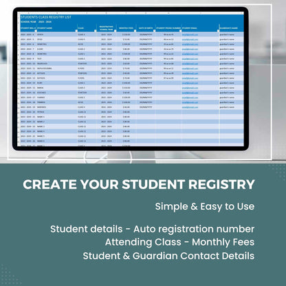 Student Attendance Excel Template