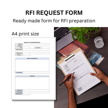 RFI Log Tracker Management Excel Template