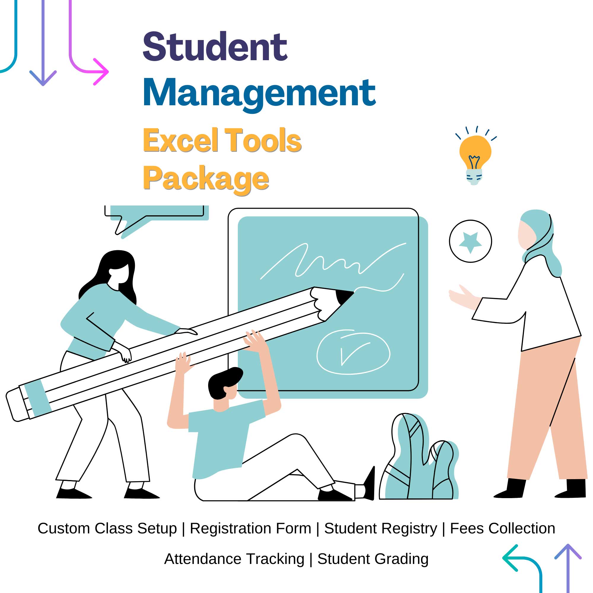 Student Management Excel Templates Package - structuraldetails