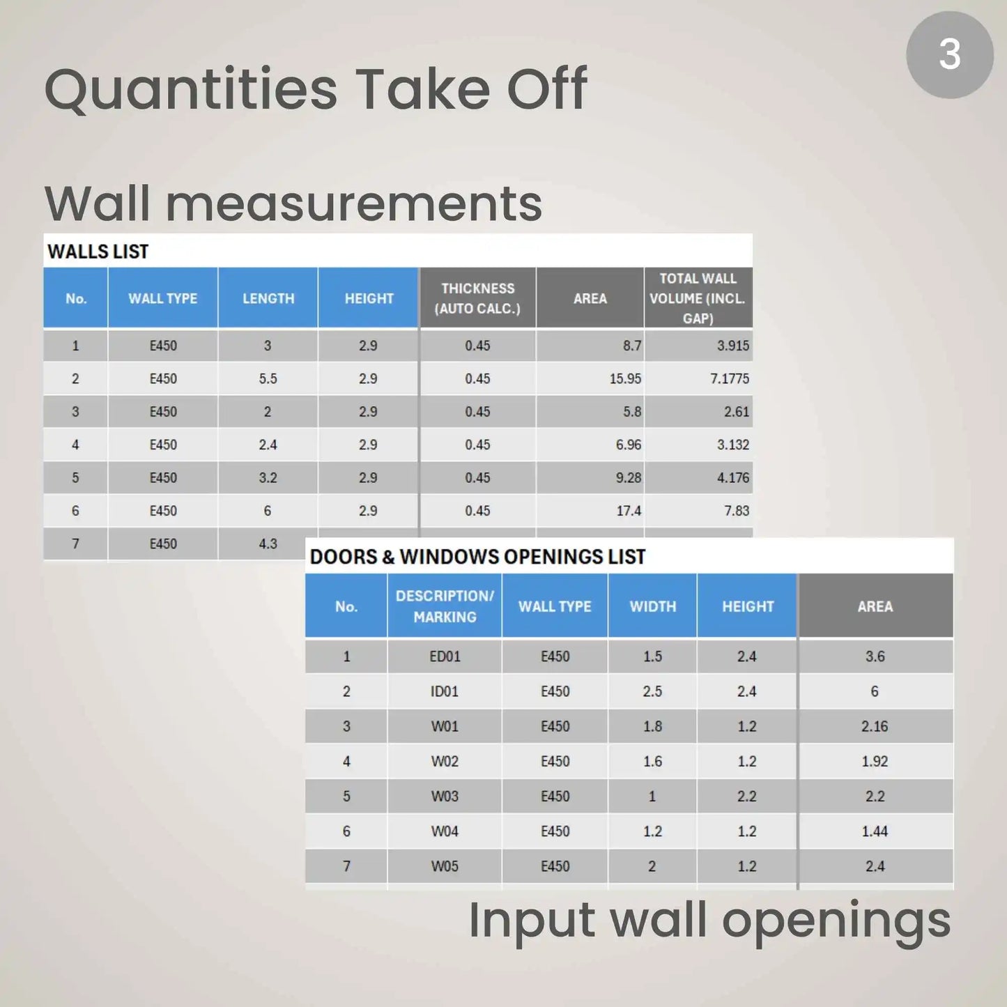 Brickwork Quantity Calculator Excel Template