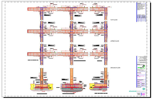 Reinforced Concrete Beam Column Multistorey Frame Connections