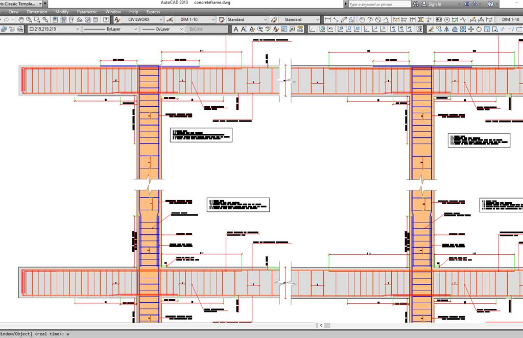 Reinforced Concrete Beam Column Multistorey Frame Connections