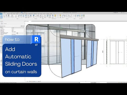 Curtain Wall Automatic Double Sliding Door