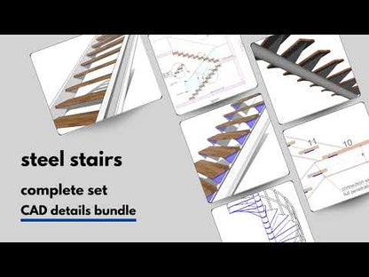 Steel Stairs Bundled Complete Set of Details