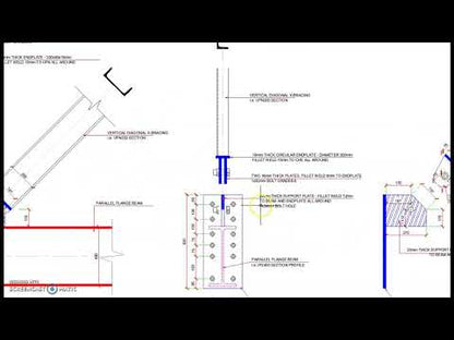 UPN Channel X Bracing Corner Connection Detail