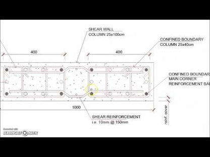 Shear Wall Reinforced Concrete Column Reinforcement Details