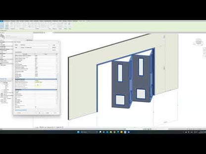 Fully Parametric Bi-Fold Doors