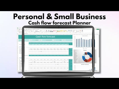 Cash Flow Forecast Planner Excel Template
