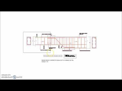 Reinforced Concrete Beam Depth Change Detail