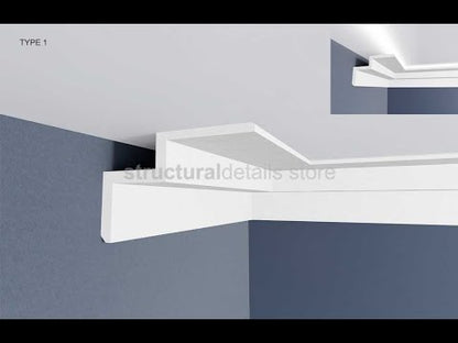 Stepped Ceiling Cornice Mouldings Revit Profiles