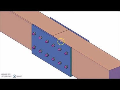 Steel Sleeve Timber Beam Splice Connection