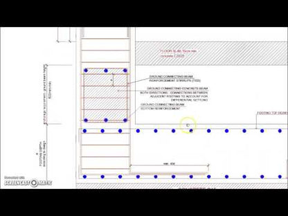 Eccentric Footing Foundation Column Support Detail