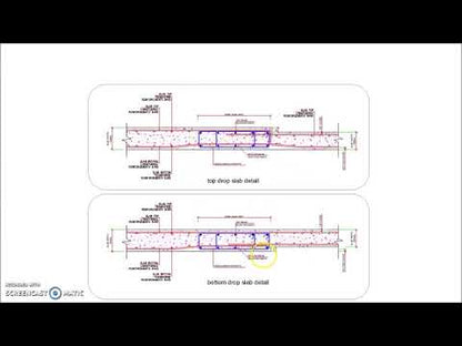 Flat Slab Sudden Thickness Depth Change Top Bottom Drop