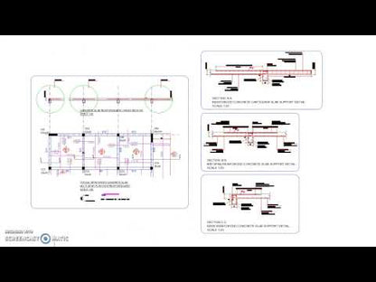 Reinforced Concrete Multi-Span Slab Support Details