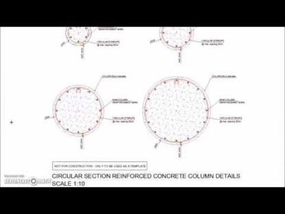 Circular Section Reinforced Concrete Column Details