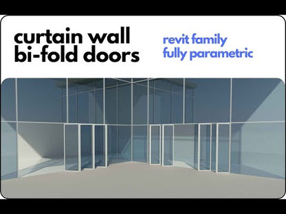 Fully Parametric Curtain Wall BiFold Doors Panels