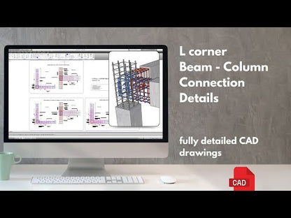 L corner reinforced concrete beam column connection details