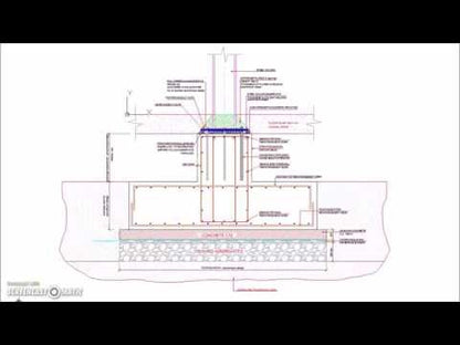 Steel Column Supported on Strip Foundation