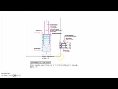 Steel Column Connection on Top of Reinforced Concrete Column