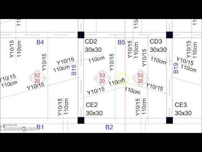 Inclined Pitched Roof Concrete Slab Reinforcement Example