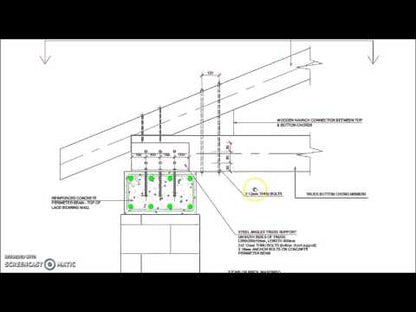 Timber Truss End Support on Load Bearing Wall