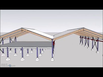 Steel Frame Hangar Complete Design Drawings