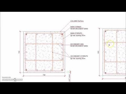 Square Reinforced Concrete Column Details