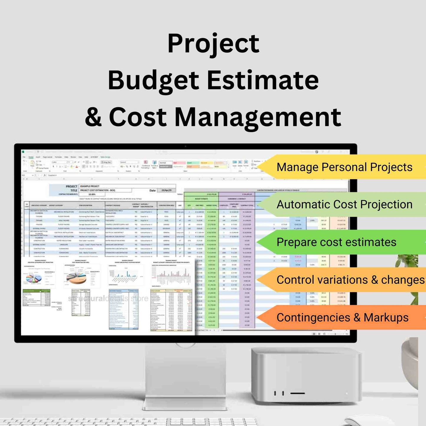 Construction Bundle Excel Templates