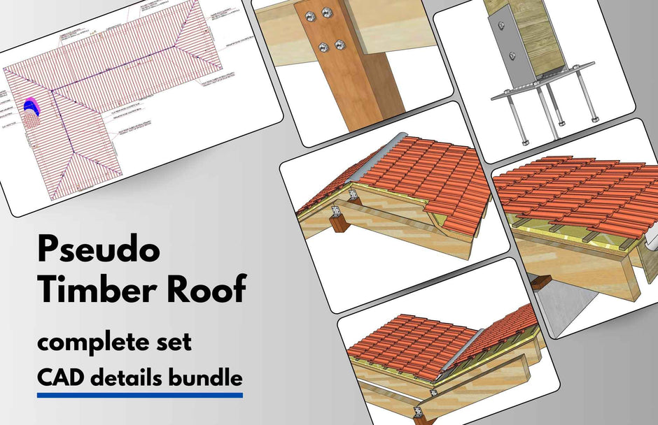 Annotation For Timber Column Timber Columns CAD Detailed Drawings - structuraldetails