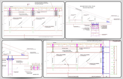 Steel Trusses Complete Set of Details