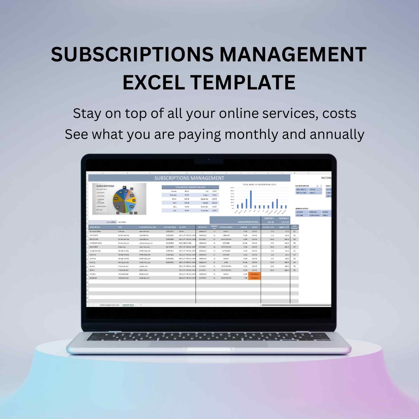 Personal and Family Excel Templates Bundle